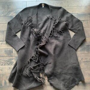 Tristan Fringe Cardigan Wrap - NEW